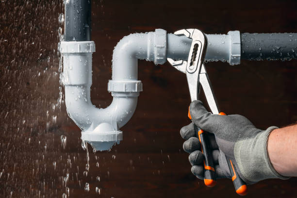 Professional Drain Cleaning technician working in Mineral, VA